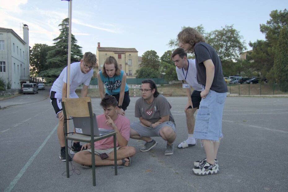 Marko sa srednjoškolcima u Znanstvenom kampu u Višnjanu