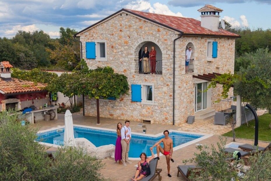 Sa snimanja filma "Nonina villa"