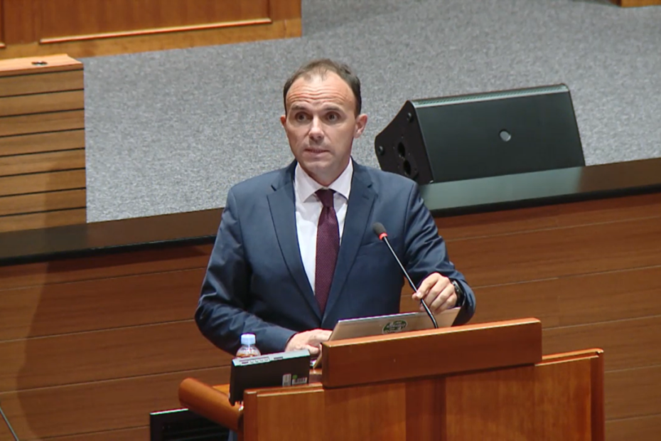 Loris Peršurić u Hrvatskom saboru, 16. rujna