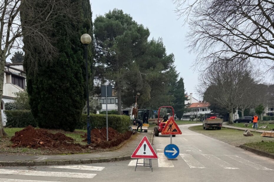 Postavljanje rasvjete u Červar Portu