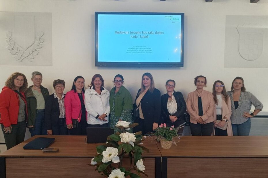 Dr. Bijelić Radišić i djelatnice zdravstvenog sustava