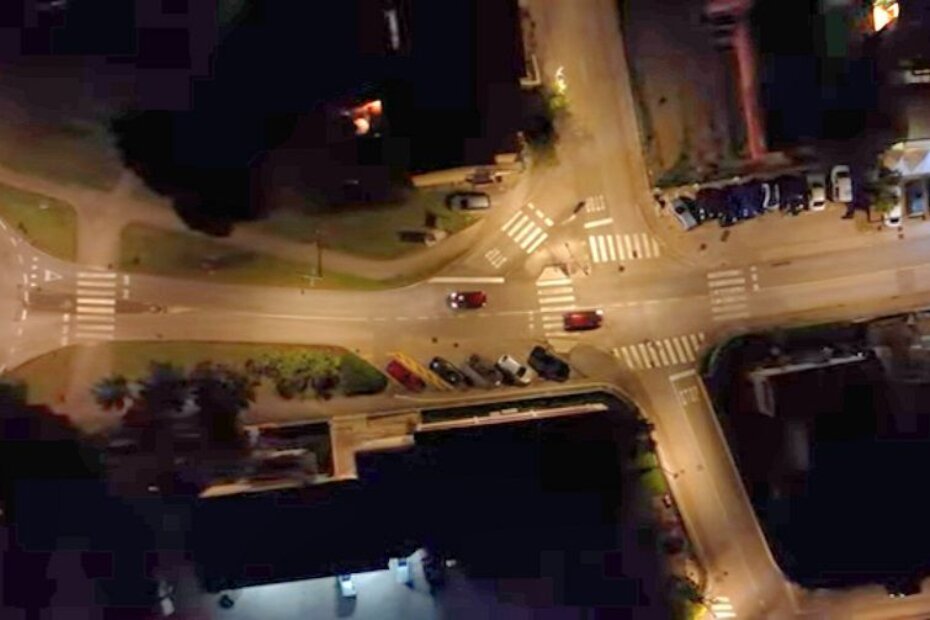 Nova javna rasvjeta iz zraka