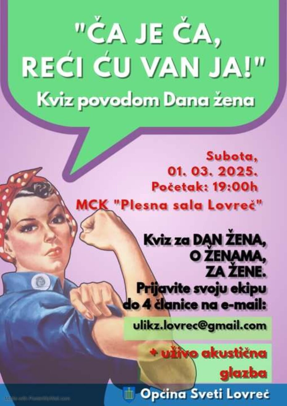 "Ča je ća, reći ću van ja!"