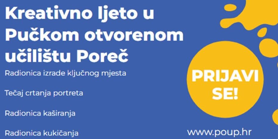 Kreativno ljeto u POUP-u