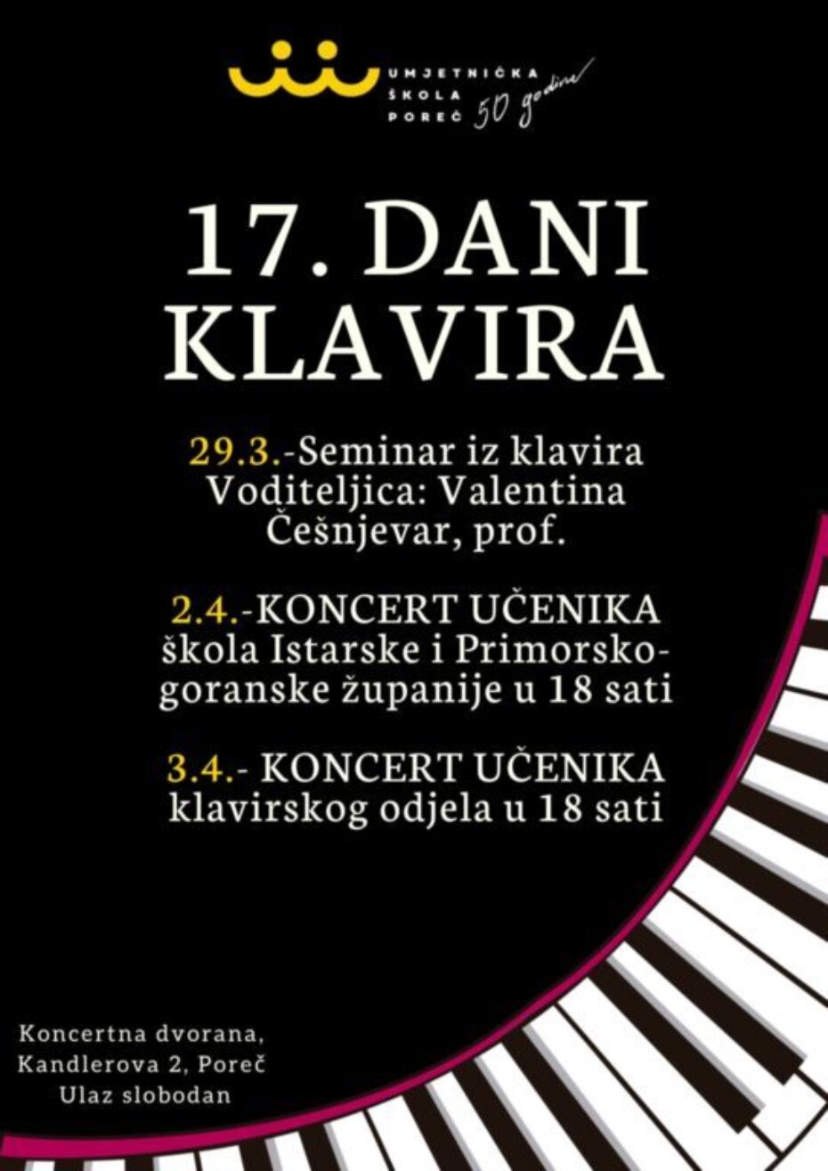 17. Dani klavira
