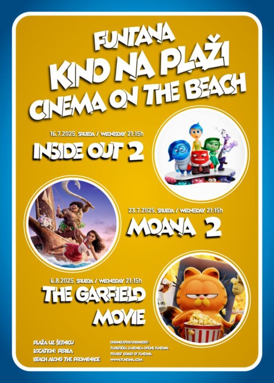Kino na plaži u Funtani