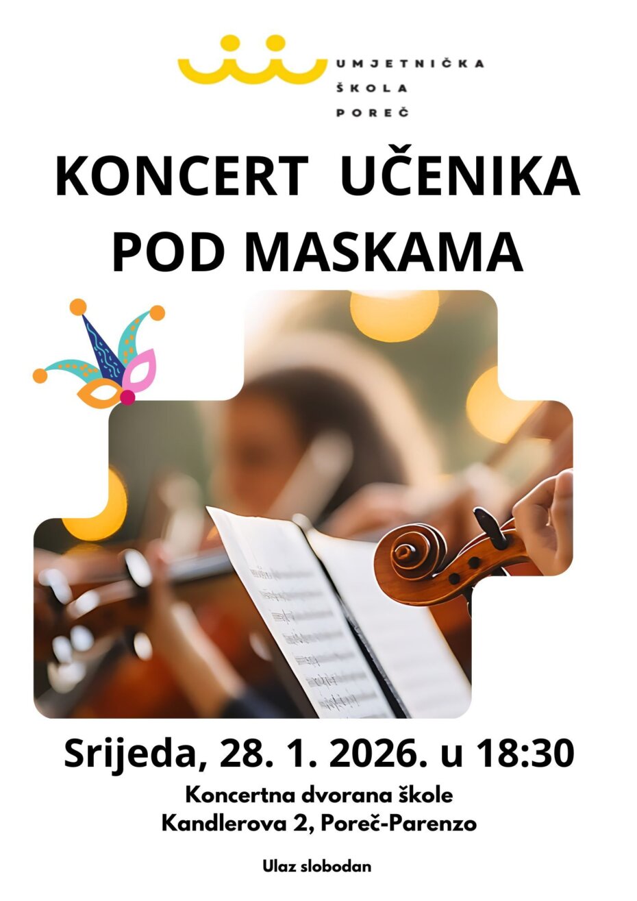 Koncert učenika pod maskama