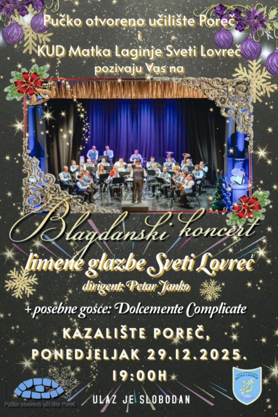 Blagdanski koncert limene glazbe Sveti Lovreč