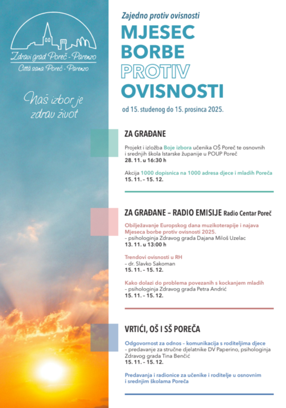 Mjesec borbe protiv ovisnosti