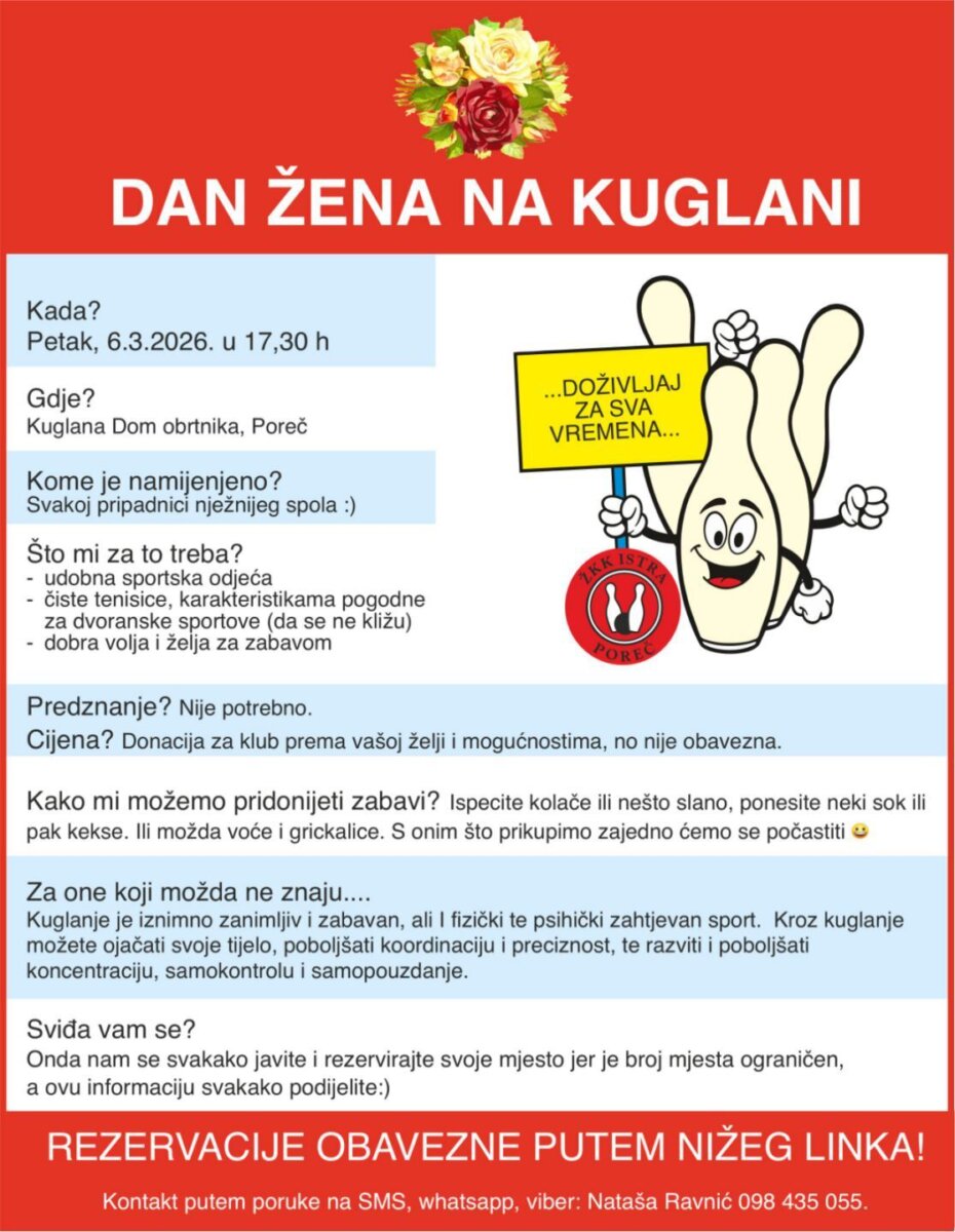 Dan žena na kuglani