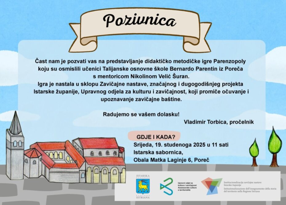 Predstavljanje didaktičko metodičke igre Parenzopoly