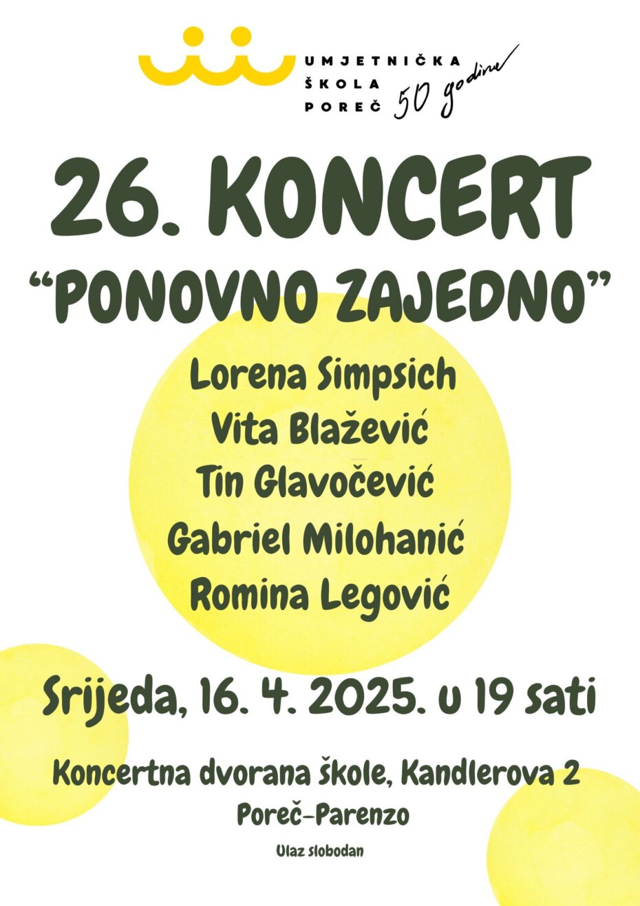 26. koncert "Ponovno zajedno"