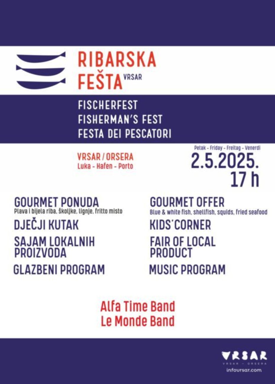 Ribarska fešta u Vrsaru, 2. svibnja