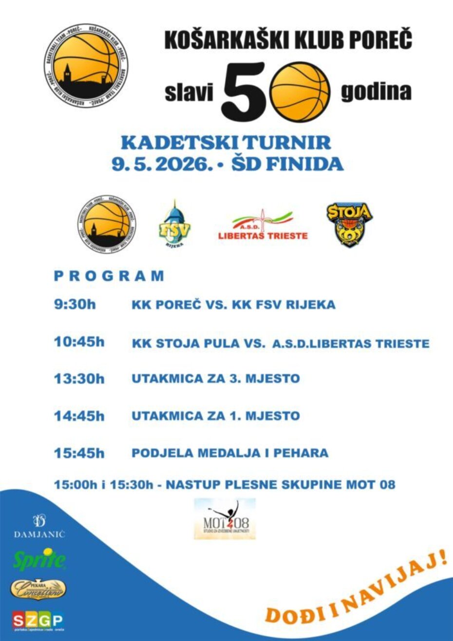 50 godina Košarkaškog kluba Poreč