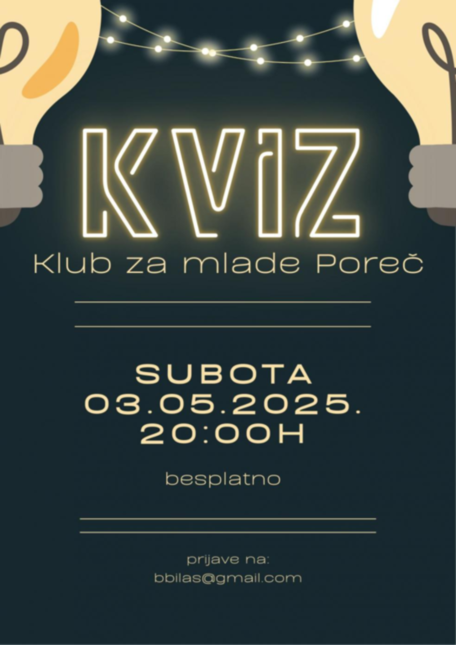 Kviz u Klubu za mlade Poreč