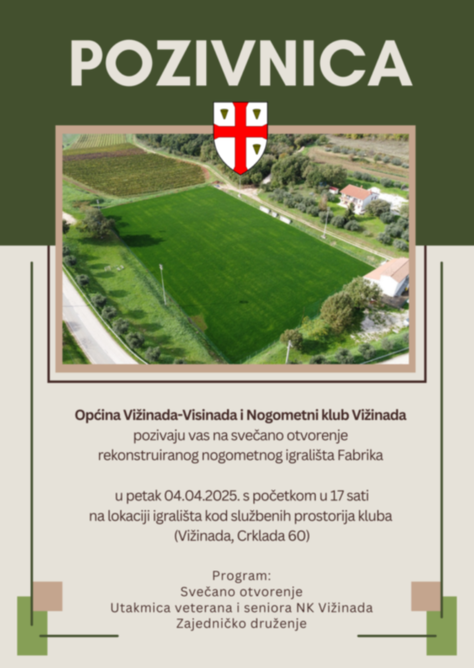 Pozivnica za otvorenje igrališta Fabrika