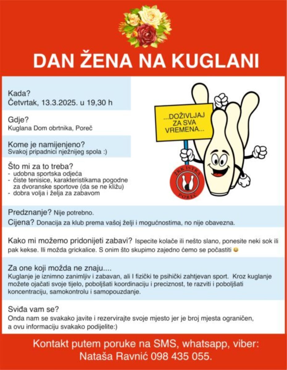 Dan žena na kuglani