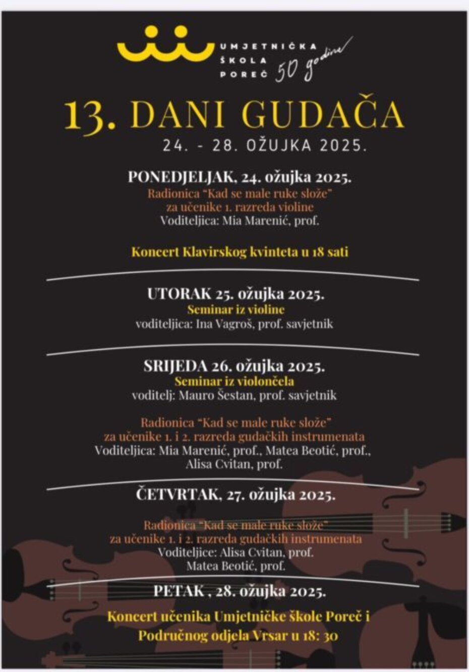 13. Dani gudača
